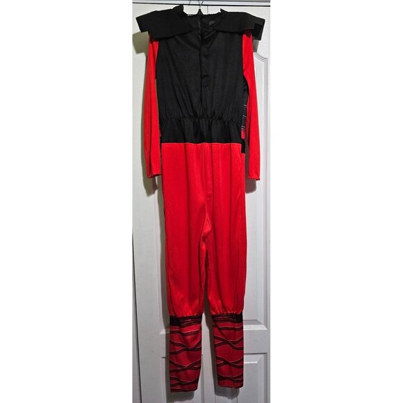 Lego Ninjago Kai Legacy Classic Costume 10-12 Jumpsuit Mask Red Ninja Disguise - Picture 6 of 12
